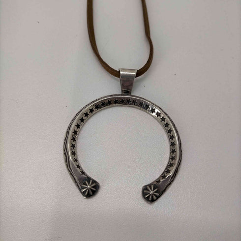 ナバホ NAVAJO STERLING SUNSHINE REEVES ホースシューナジャネックレス メンズ