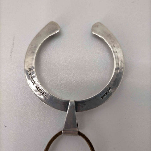 ナバホ NAVAJO STERLING SUNSHINE REEVES ホースシューナジャネックレス メンズ