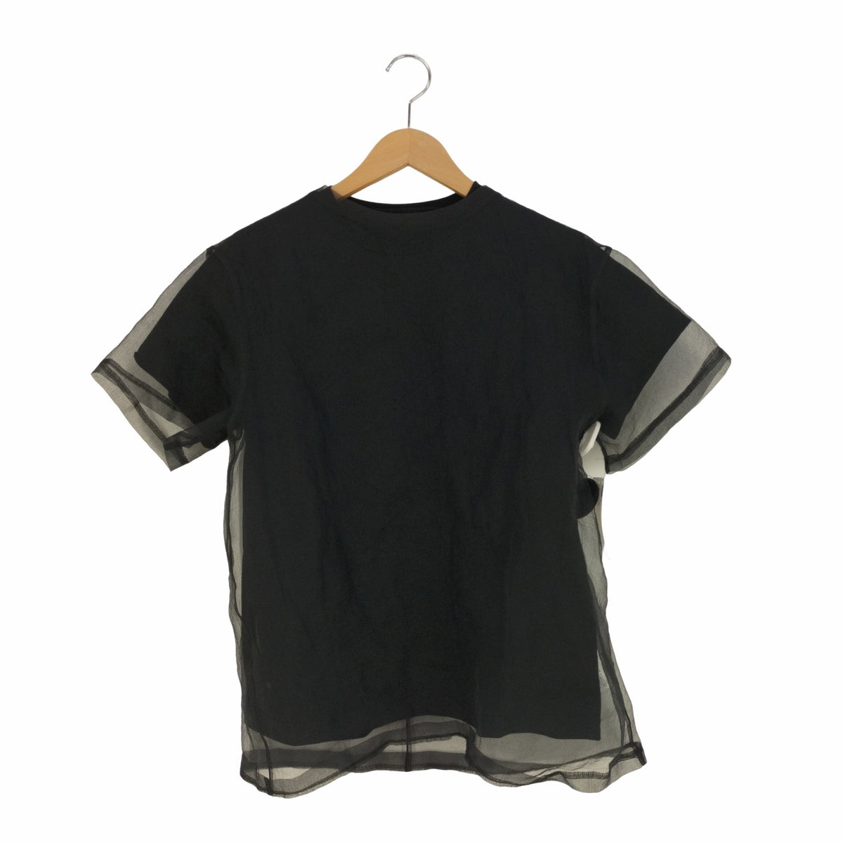 ルシェルブルー LE CIEL BLEU Organza Overlay Tee オーガンザ オーバーレイ Tシャツ レディース JPN：3 –  ブランド古着買取販売バズストア