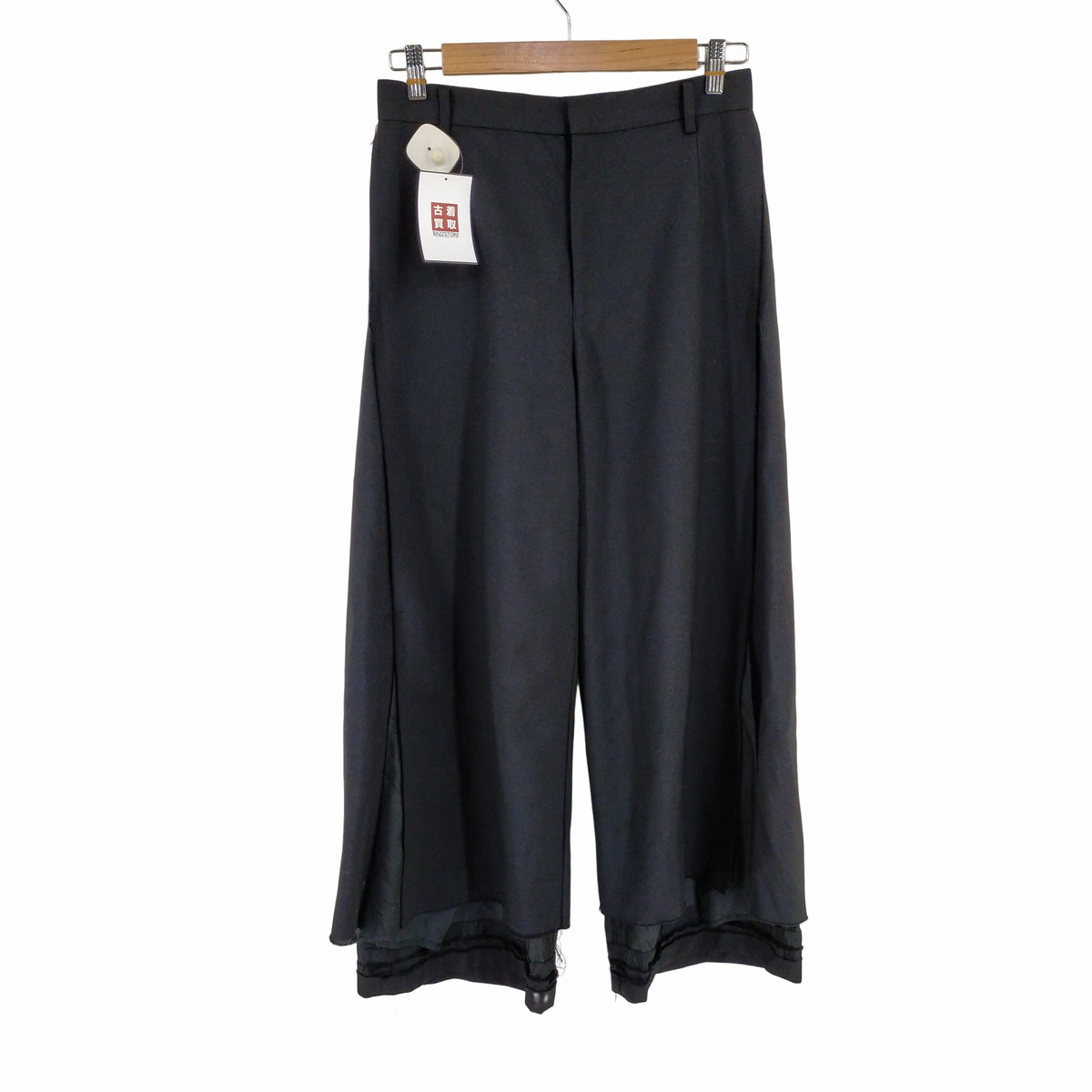 アンダーカバー UNDERCOVER Mohair gaba side hem tack layered pants