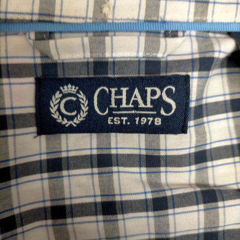 チャップス CHAPS チェック柄 ボタンダウンシャツ メンズ L
