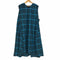 ゼロエイトサーカス 08 sircus chambray check trapeze dress レディース 1