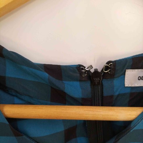 ゼロエイトサーカス 08 sircus chambray check trapeze dress レディース 1