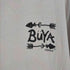 USA製 BUYA HAWAII take NO prisoners シャーク 両面プリント クルーネックTシャツ シングルステッチ メンズ import:L