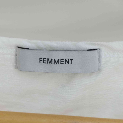 ファモン FEMMENT タイトツイストコットンジャージースリーブレストップ レディース 3