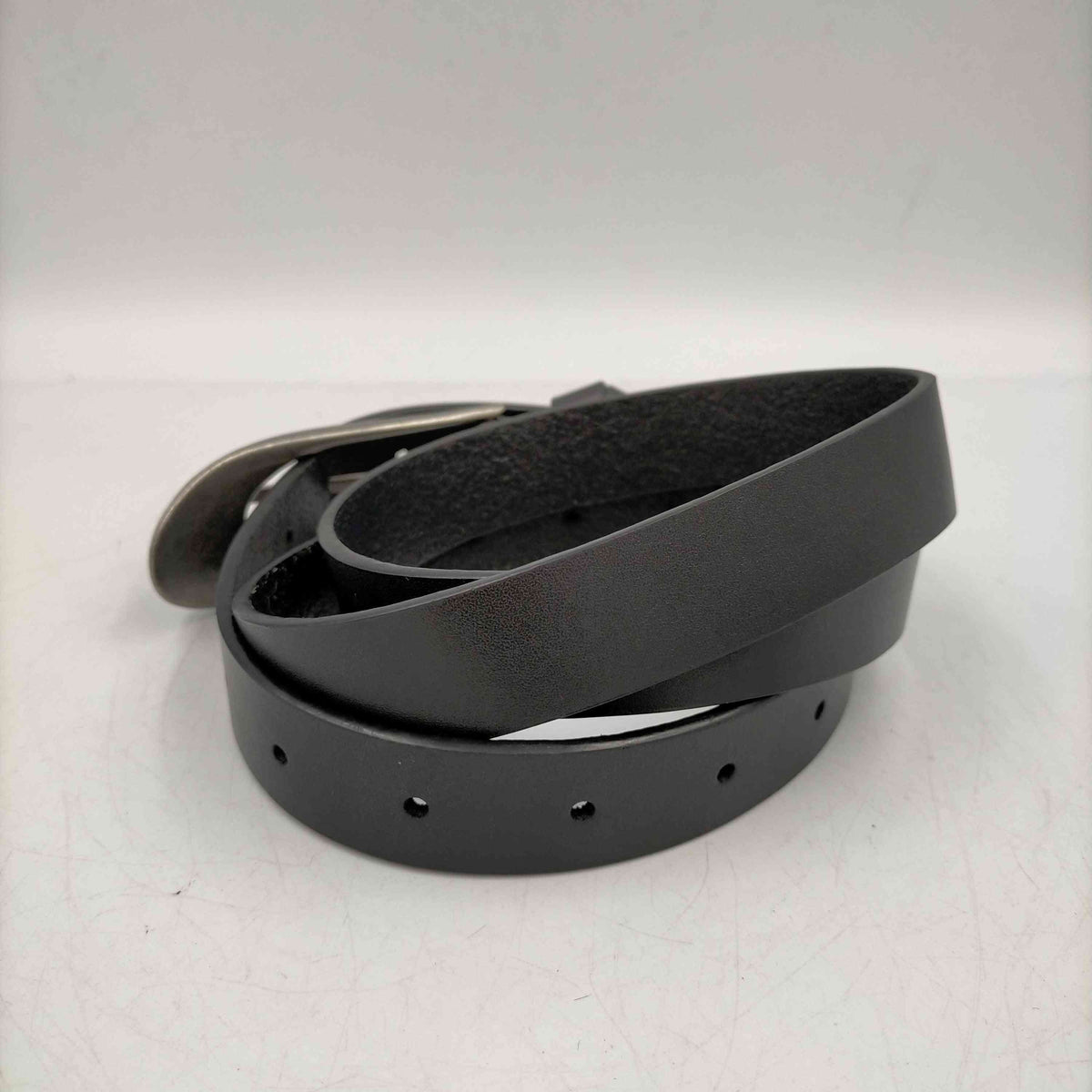 fax copy express Belt With Irregular Metal Buckle メンズ FREE