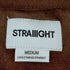 ストレイト STRAIIIGHT VELOUR SS POCKET CREW メンズ JPN:M