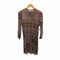 イザベルマランエトワール ISABEL MARANT ETOILE 総柄 シルク スキッパー L/S ワンピース レディース JPN:38