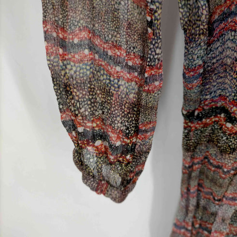 イザベルマランエトワール ISABEL MARANT ETOILE 総柄 シルク スキッパー L/S ワンピース レディース JPN:38