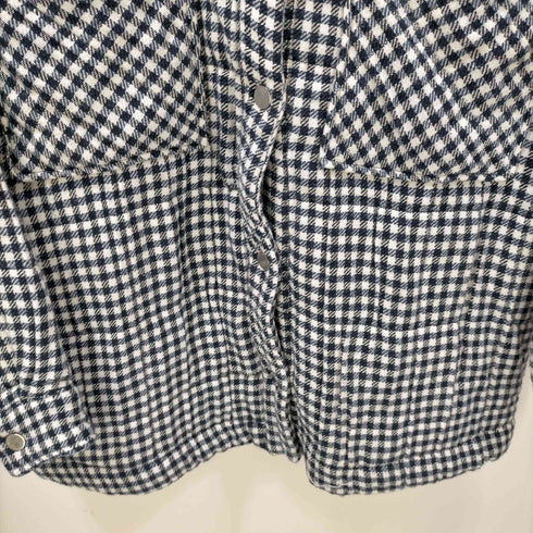 ザラ ZARA チェック柄 中綿 シャツ ジャケット レディース