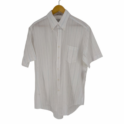 シアーズ ローバック SEARS ROEBUCK&CO 80S ストライプ半袖シャツ メンズ 16 1/2