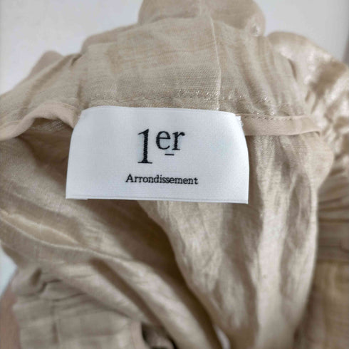 プルミエアロンディスモン 1er Arrondissement リネングロスワッシャーマキシスカート レディース JPN:38