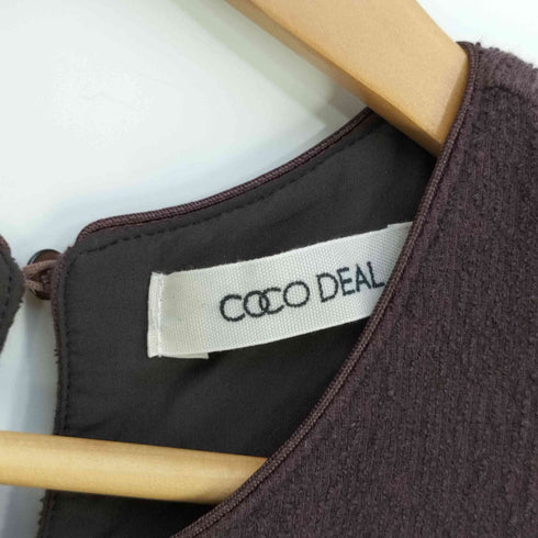 ココディール COCODEAL ループカットフレアワンピース レディース JPN:1