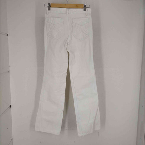 リーバイス Levis 80S 89年 1月製造 ボタン裏14 42TALON 白タグ ホワイトデニム レディース W29