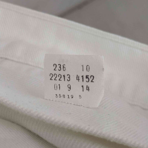 リーバイス Levis 80S 89年 1月製造 ボタン裏14 42TALON 白タグ ホワイトデニム レディース W29
