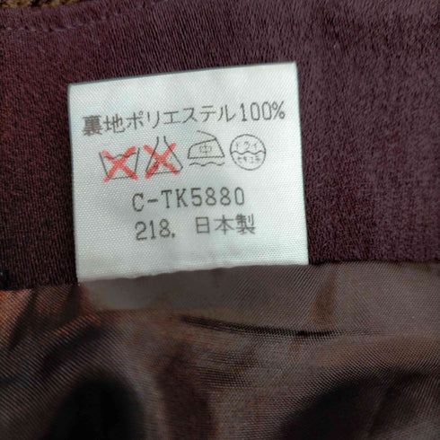 ウール テーパードスラックスパンツ レディース 9