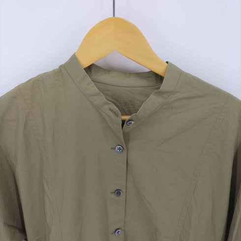 ビューティーアンドユースユナイテッドアローズ BEAUTY & YOUTH UNITED ARROWS バンドカラードローストリングシャツワンピース レディース JPN:M