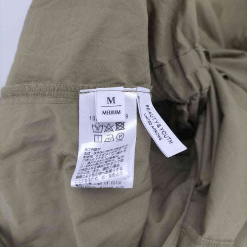 ビューティーアンドユースユナイテッドアローズ BEAUTY & YOUTH UNITED ARROWS バンドカラードローストリングシャツワンピース レディース JPN:M