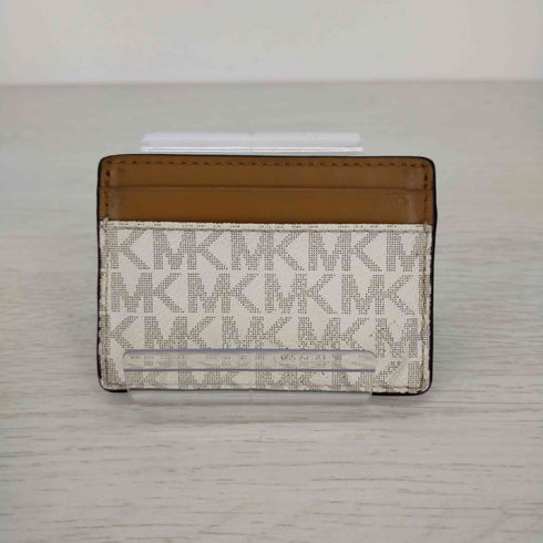 マイケルコース Michael Kors ロゴプレート モノグラムロゴカードケース レディース