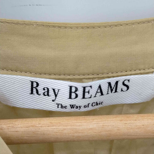 レイビームス Ray BEAMS 23SS ギャザー ヨーク フレンチスリーブ ワンピース レディース FREE