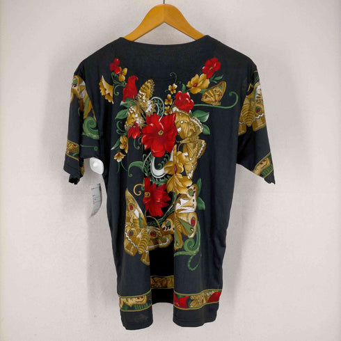 花柄半袖Tシャツ レディース