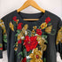 花柄半袖Tシャツ レディース