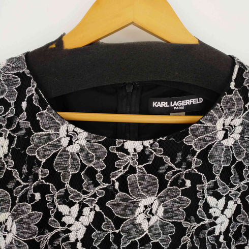 - Karl Lagerfeld 花柄 ノースリーブワンピース レディース 8