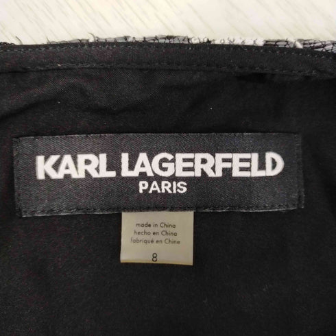 - Karl Lagerfeld 花柄 ノースリーブワンピース レディース 8