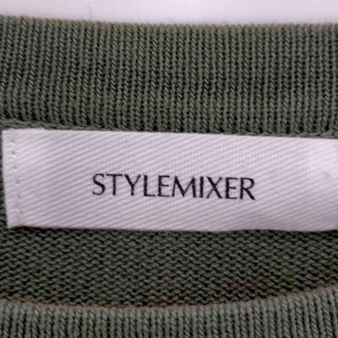 スタイルミキサー STYLEMIXER ラウンドカッティングドライニット レディース FREE