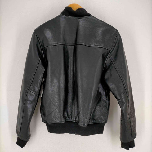 ギャップ Gap 14AW LEATHER BOMBER TRUEBLACK レザーボンバージャケット メンズ JPN:S