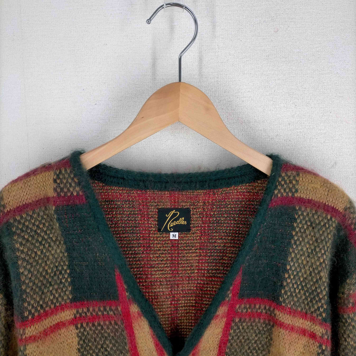 Needles Needles(ニードルズ) 22AW Mohair Cardigan Tartan タータン