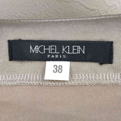 ミッシェルクラン MICHEL KLEIN サテンワンピース レディース 38