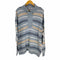 リズ クレイボーン LIZ Claiborne ハーフジップ ハイネックコットンボーダーニット レディース 3X