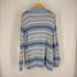 リズ クレイボーン LIZ Claiborne ハーフジップ ハイネックコットンボーダーニット レディース 3X