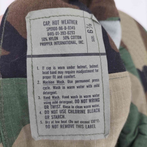 ユーエスアーミー US ARMY 90S Military Patrol Cap 97年製 メンズ 6 7/8