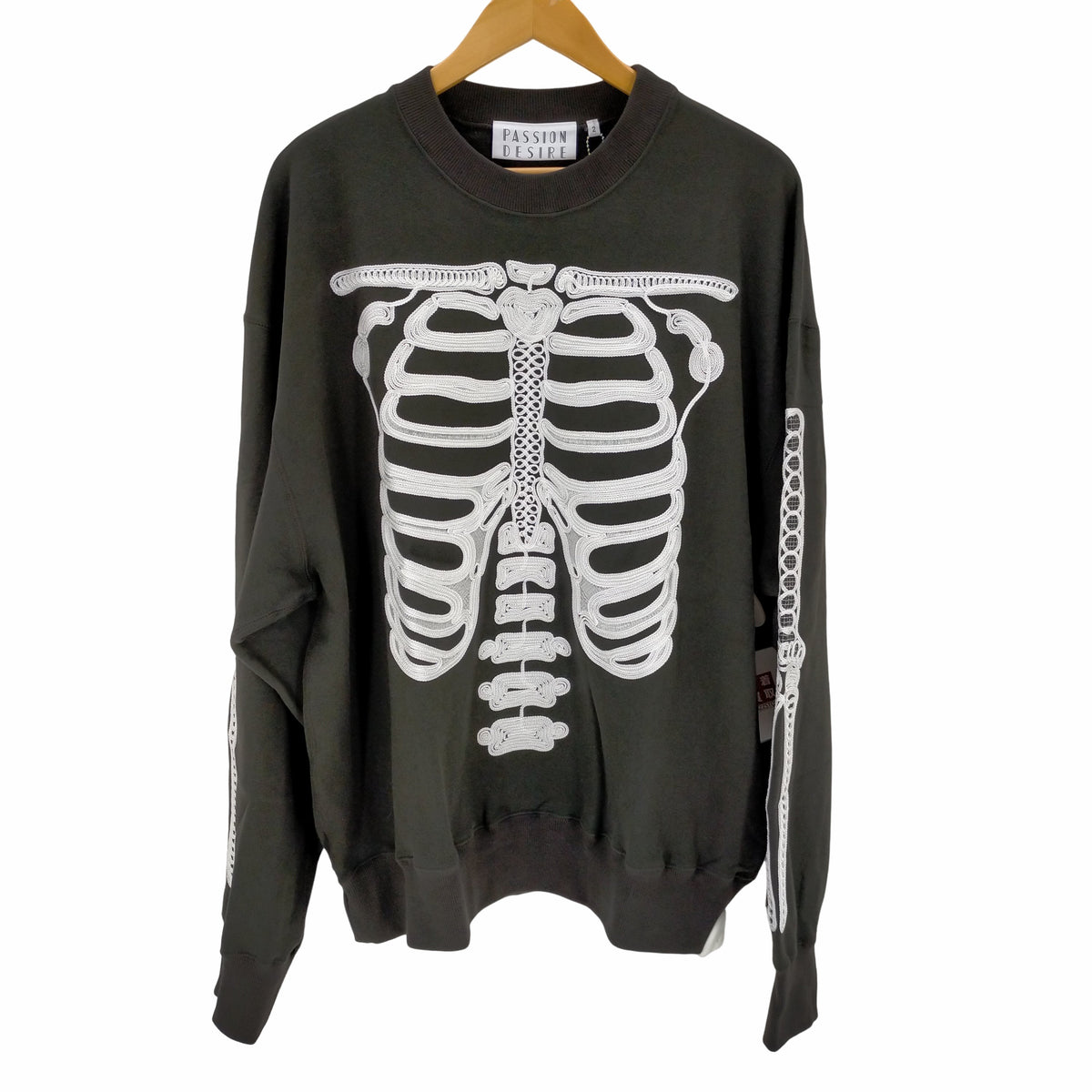 エルコンダクター el conductorH Crew Neck Sweater BONES メンズ JPN