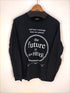 ディーゼル DIESEL THE FUTURE IS NOW HERE L/S TEE メンズ S