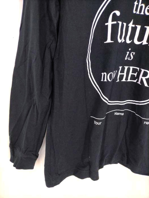 ディーゼル DIESEL THE FUTURE IS NOW HERE L/S TEE メンズ S