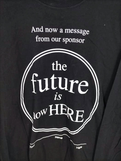 ディーゼル DIESEL THE FUTURE IS NOW HERE L/S TEE メンズ S