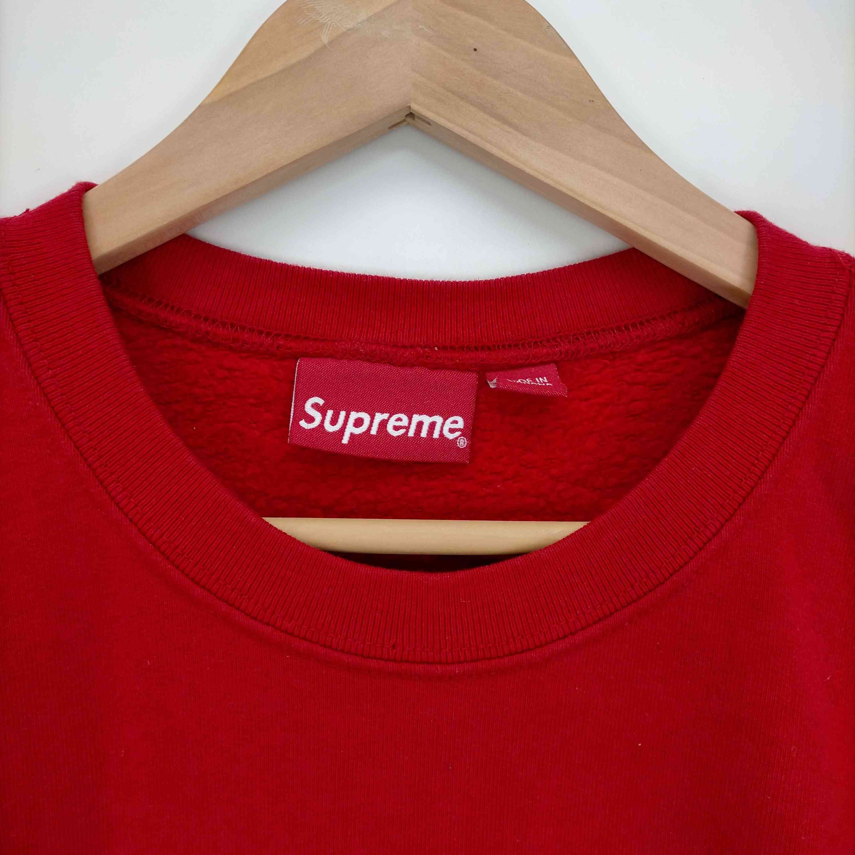 シュプリーム Supreme Cutout Logo Crewneck カットアウトボックスロゴ