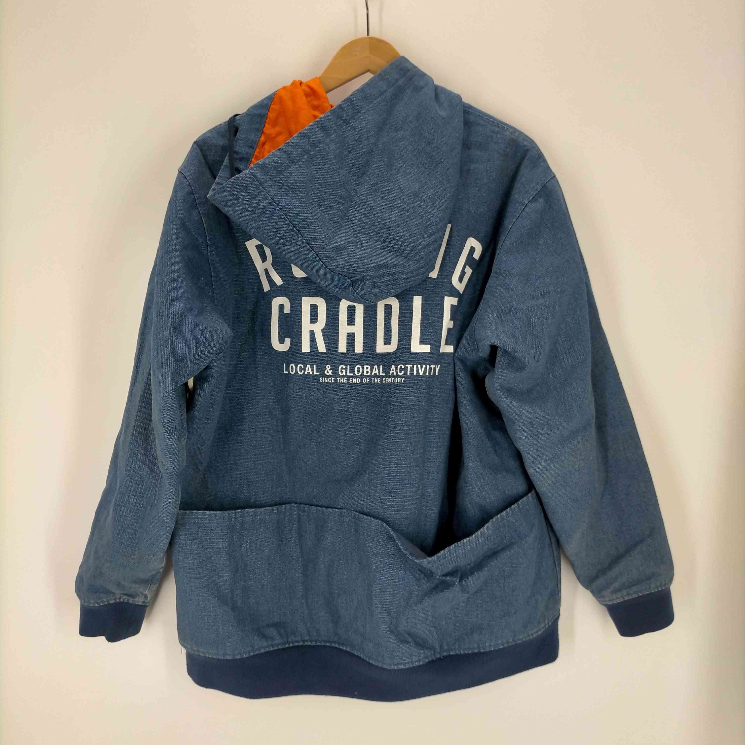 ローリングクレイドル Rolling Cradle denim hoodie メンズ JPN：XL