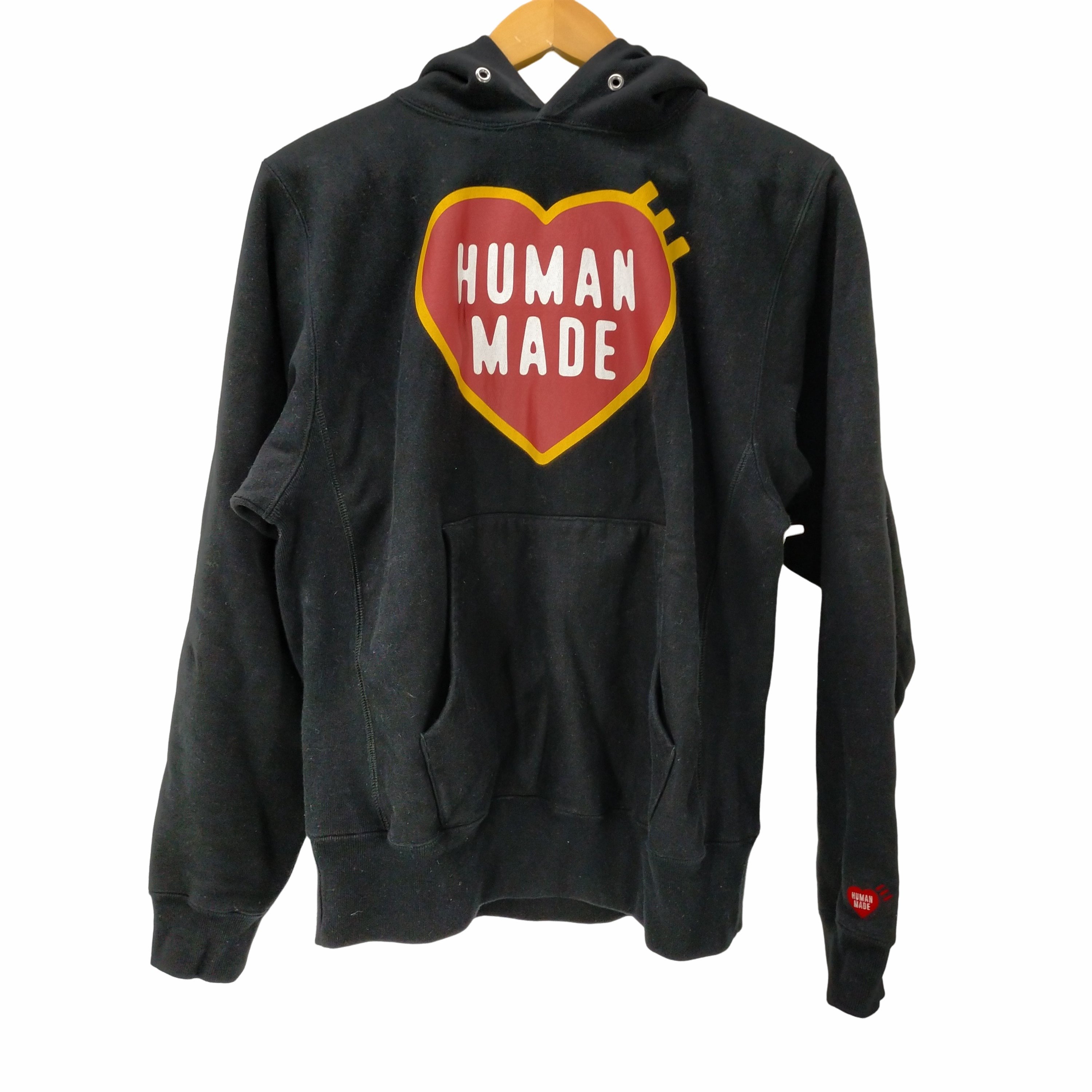 ヒューマンメイド HUMAN MADE 23aw HEAVY WEIGHT HOODIE 袖ロゴ