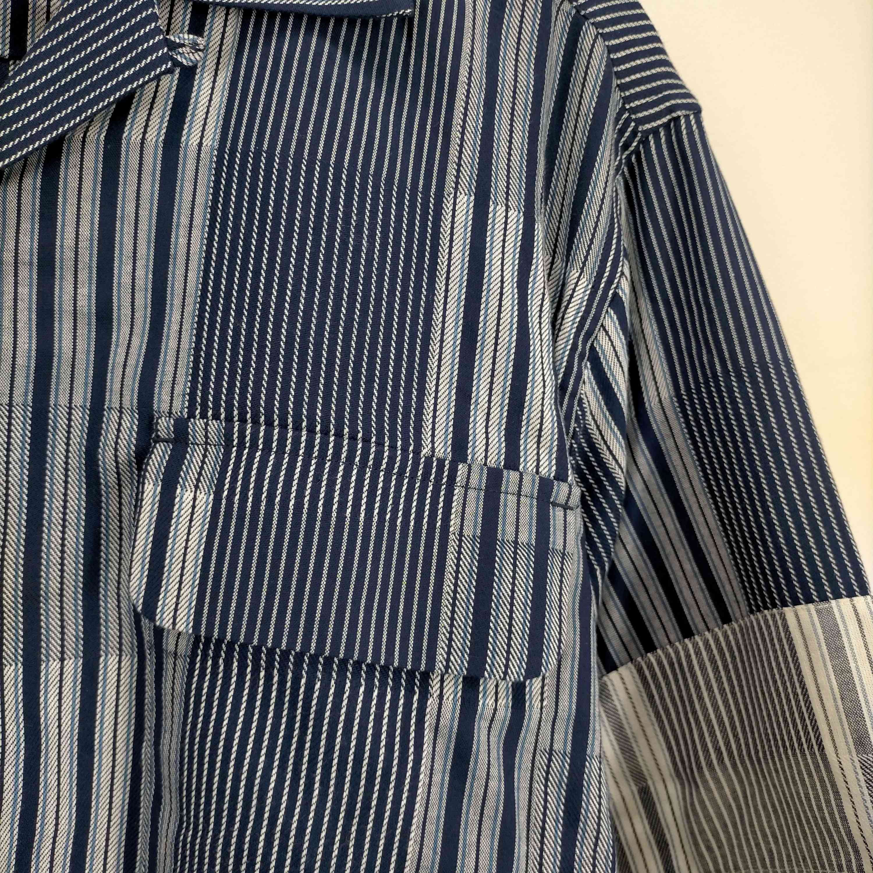 エーアイイー AiE 23SS ZPC SHIRT DOBBY STRIPE メンズ JPN：L