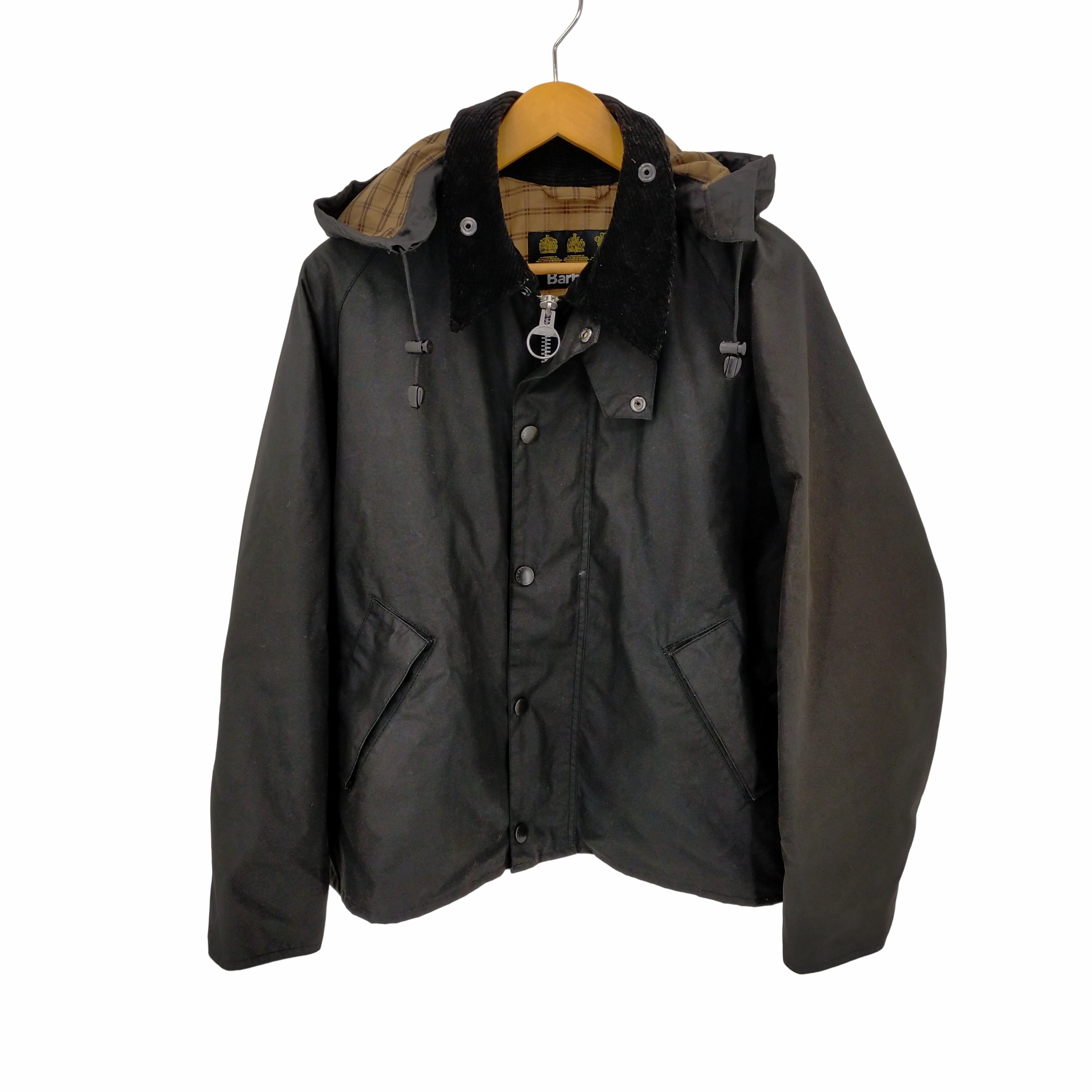 バブアー Barbour 20AW 別注 HOODED TRANSPORT JACKET オイルド ワックス トランスポート ジャケット レ –  ブランド古着買取販売バズストア