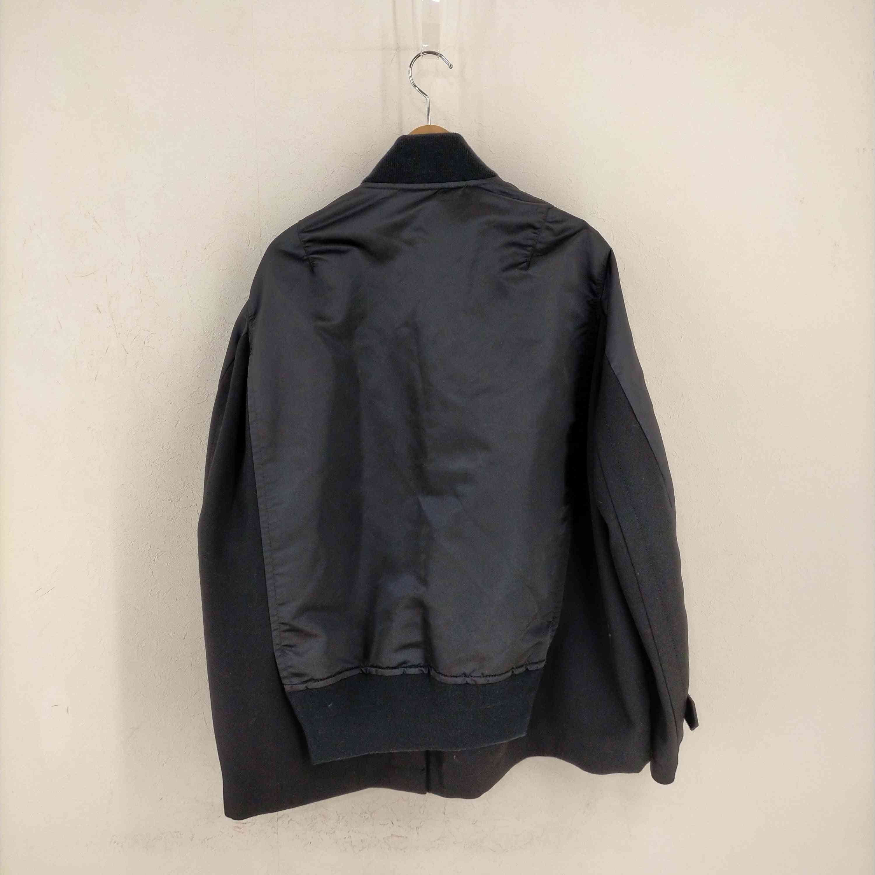 サカイ Sacai Wool Surge x Nylon Twill Blouson ウールサージ