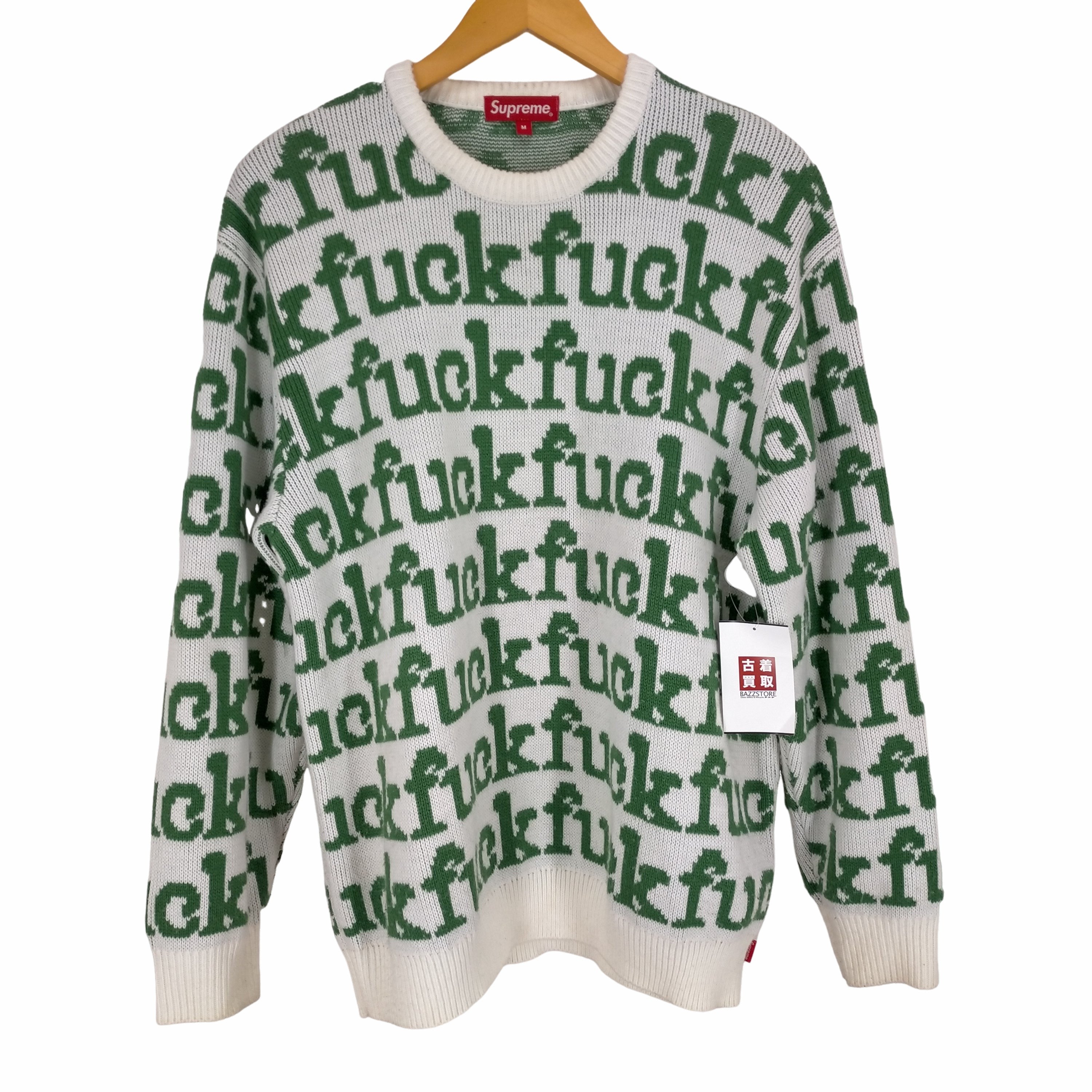 シュプリーム Supreme 22SS Fuck Sweater メンズ import：M