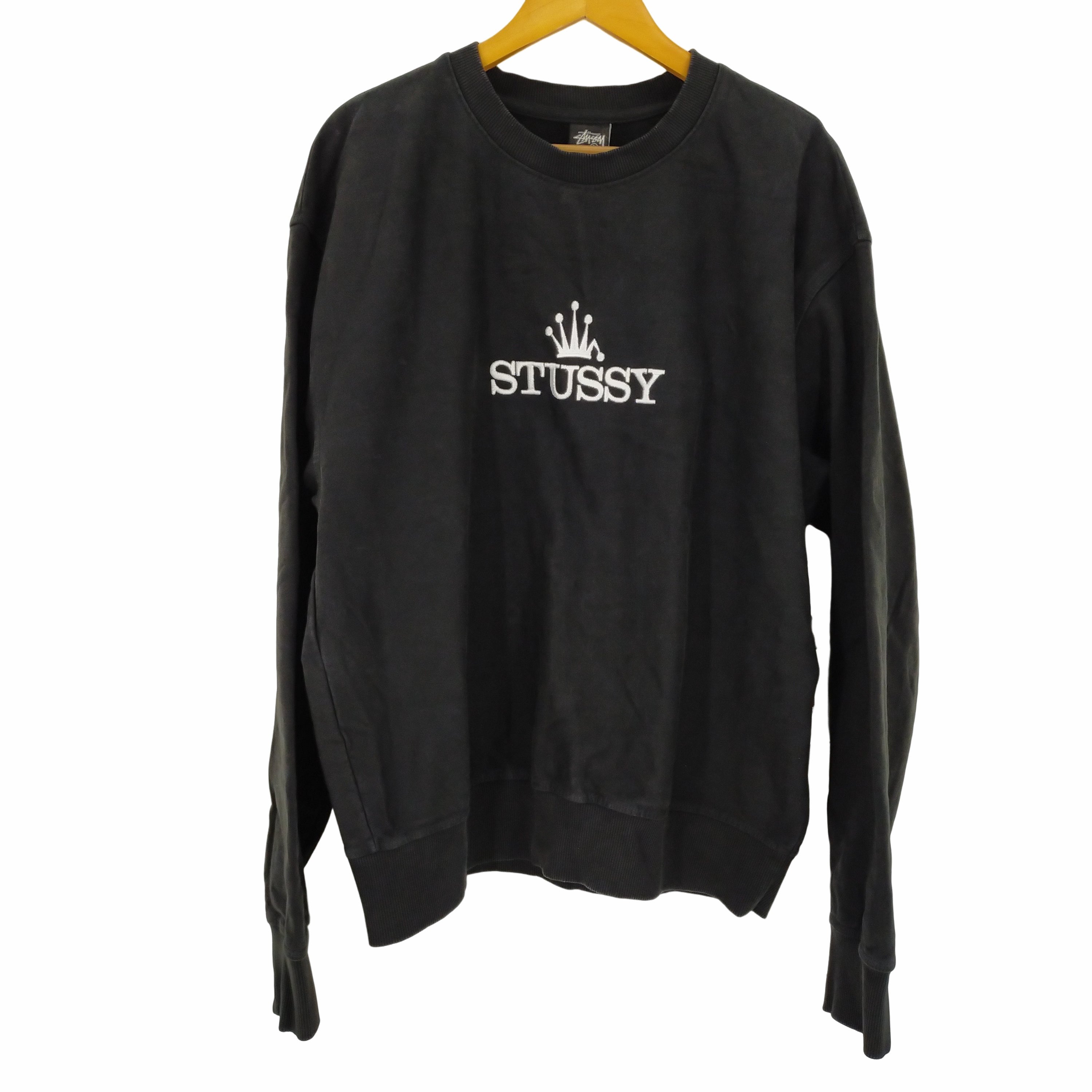 ステューシー Stussy Bent Crown Sweater クルーネックコットンニット