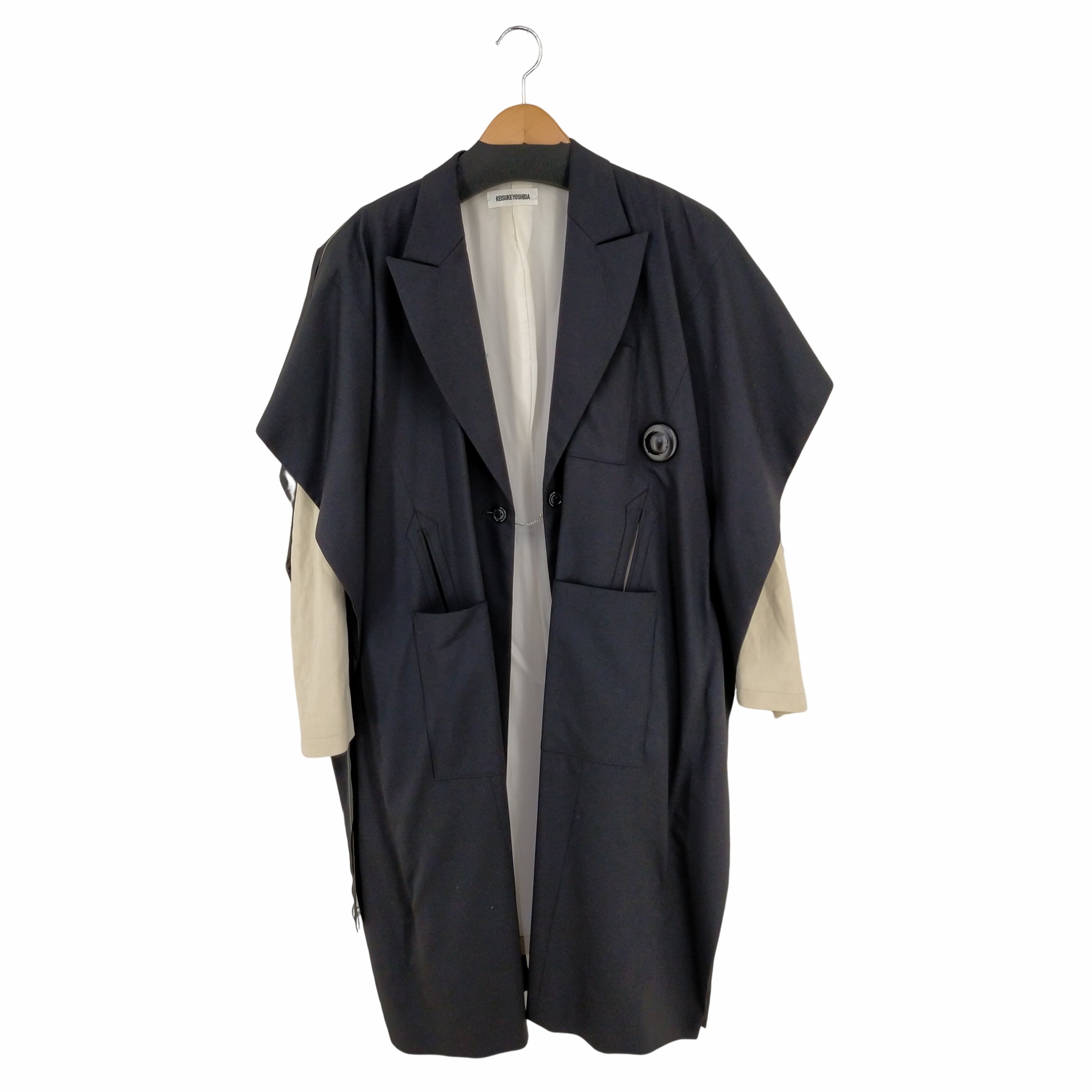ケイスケヨシダ KEISUKE YOSHIDA cape layered coat メンズ – ブランド