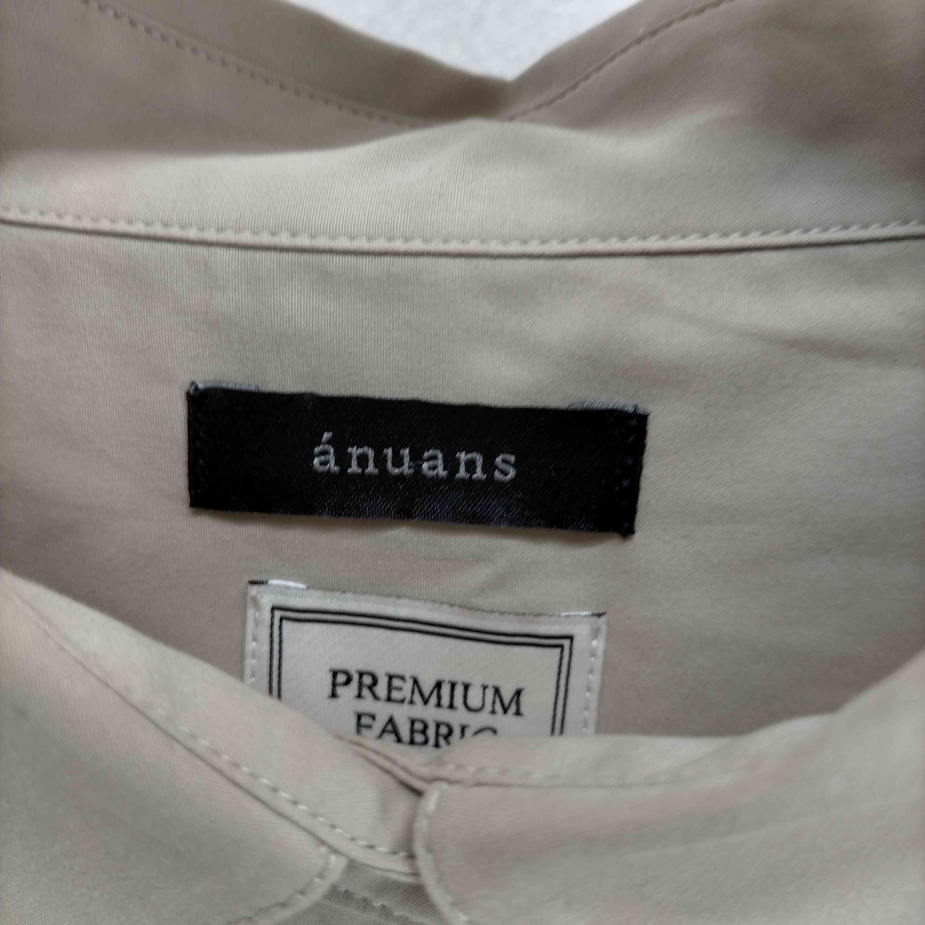 anuans 23AW スタンダードシャツ アニュアンス