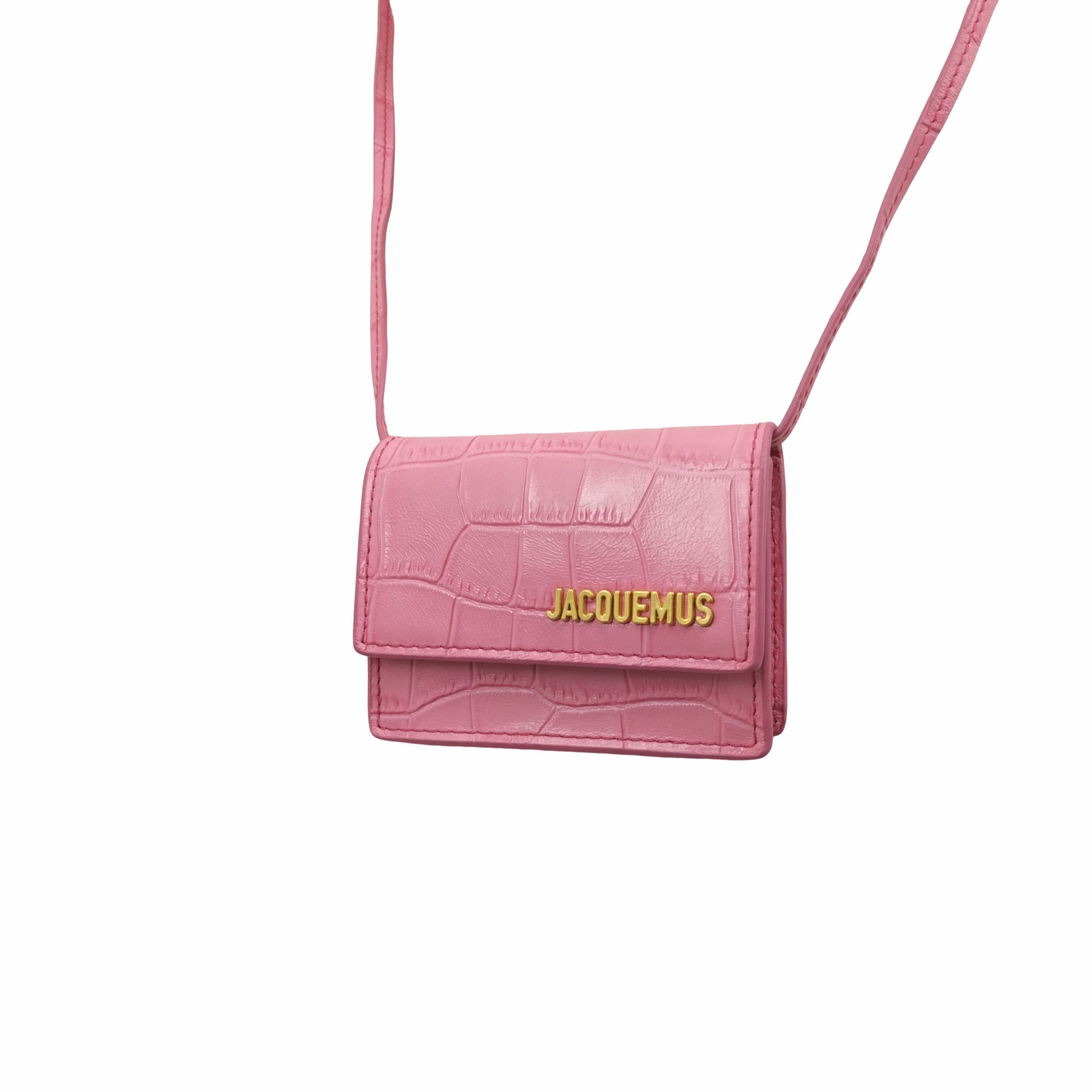 JACQUEMUS(ジャックムス) MINI SHOULDER BAG 型押しレザー ミニ ...